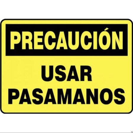 Accuform OSHA CAUTION SAFETY SIGN USE SHMSTF630VP SHMSTF630VP